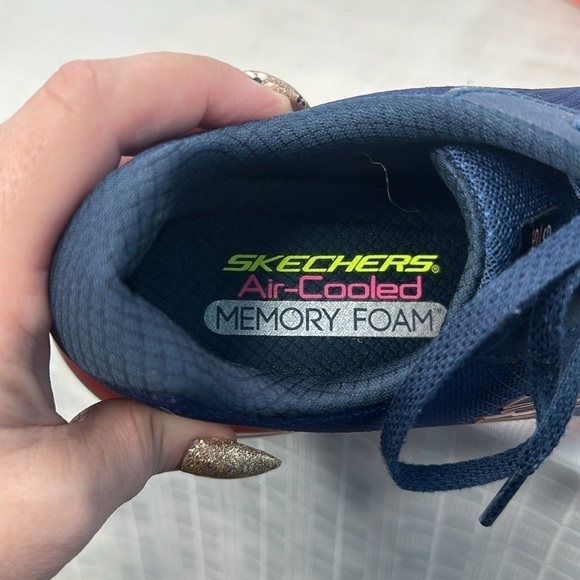 Skechers Shoes Womens Size 8.5 Skech Air Element 2.0 Athletic 149062 Navy Pink - Picture 8 of 10